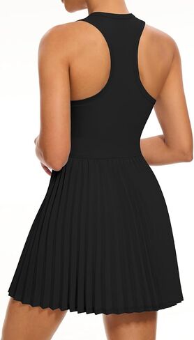Tennis Dresses for Women, Golf Dress, Athletic Dresses for Women with Separate Shorts Pleated Tennis Workout Dress in Saudi Arabia