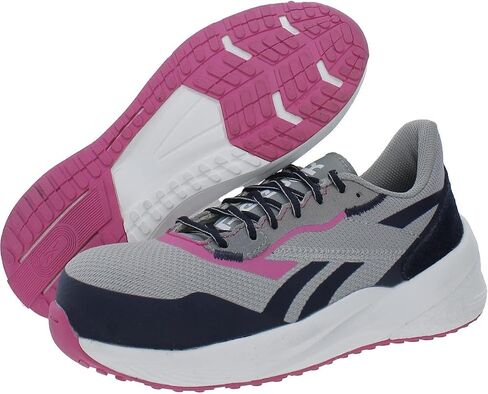 Reebok Women's Rb516 Floatride Energy Daily Work Athletic Composite Toe Shoe Grey/Navy and Pink Construction in Saudi Arabia