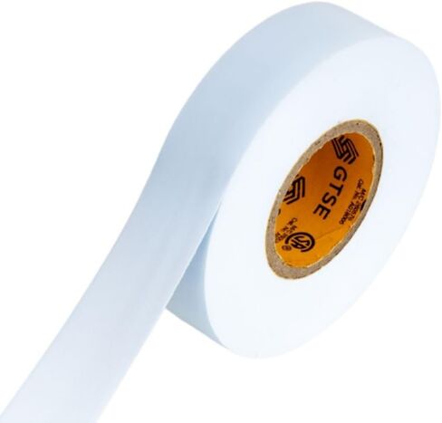 شريط فينيل عازل للكهرباء من PVC باللون الأسود من GTSE - ¾ بوصة × 66 قدم - عبوة ثلاثية - 3 لفات من الشريط الفاخر in Saudi Arabia