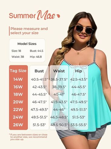 Summer Mae plus swimsuits للنساء من قطعتين تانكنيني يتجه in Kuwait