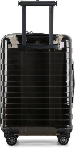 Traveler's Choice Transparent Hardside Spinner Luggage, Pink, Carry-On 22-Inch in Kuwait