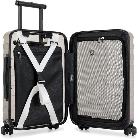Traveler's Choice Transparent Hardside Spinner Luggage, Pink, Carry-On 22-Inch in Kuwait
