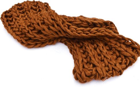 Daisy Del Sol Soft Woven Stylish Cold Weather Warm Chunky Thick Knit Infinity Loop Scarf in Kuwait