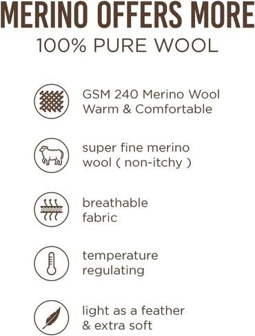 In Style 100% Australian Merino Wool Reversible Scarf – Elegant, Non-Itchy & Lightweight, travel, Made in India in Saudi Arabia