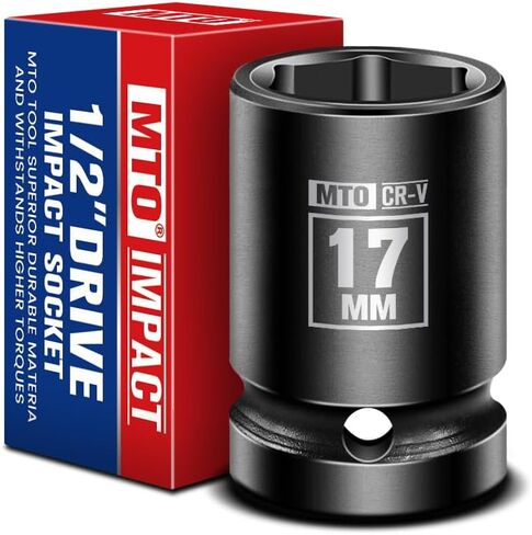 1/2" Drive 19mm Deep Impact Socket, 6-Point Metric Socket for Automotive Maintaince, CR-V Steel Meets ANSI Standards in Saudi Arabia