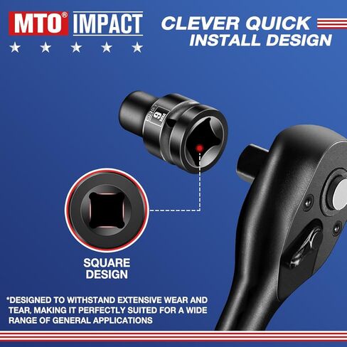 1/2 "محرك أقراص DEEP DEEP DEEP ، مقبس متري من 6 نقاط لصيانة السيارات ، يلتقي CR-V Steel معايير ANSI in Kuwait