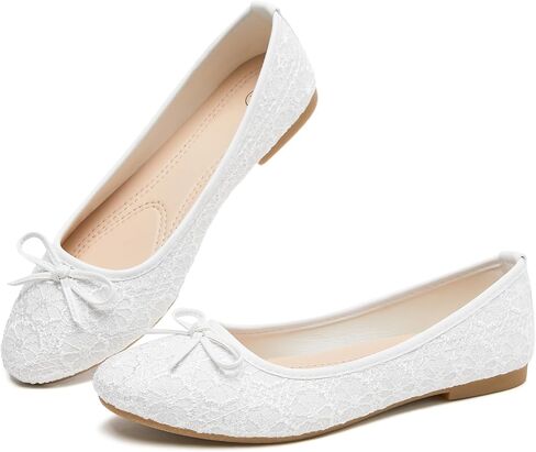 Womens Black Ballet Flats Shoes,Point Toe Shoes Comfortable Dressy,Slip On Casual Flats with Bow for Women in Saudi Arabia
