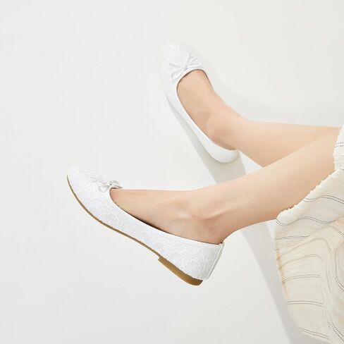 Womens Black Ballet Flats Shoes,Point Toe Shoes Comfortable Dressy,Slip On Casual Flats with Bow for Women in Saudi Arabia