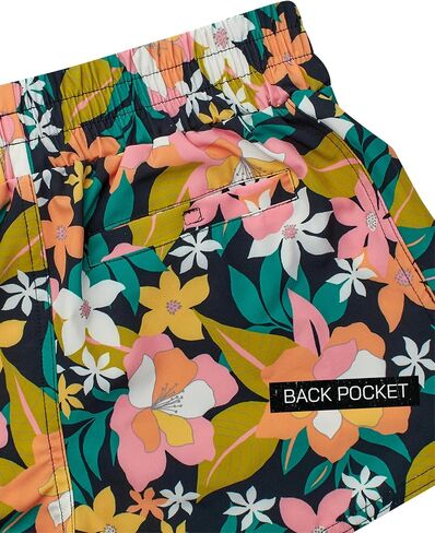 Volcom Girls' Swimsuit Set - UPF50+ Quick-Dry Girls One Piece Swimsuits with Matching Swim Shorts for Swimming (Sizes: 2T-16) in Kuwait