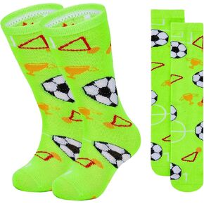 Kids Soccer Socks Girls Boys Knee High Football Baseball Kids Athletic Tube Printed Socks