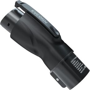 TSL to J1772 Adapter, PA66 & Glass Fiber Material, Max 60A & 250V - Compatible with High Powered Connectors, Destination Chargers, Mobile Connectors Black