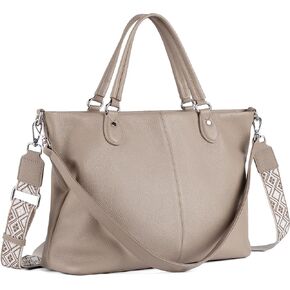 befen Soft Genuine Leather Tote Bag for Women, Womens Leather Purses Handbags Shoulder Bags with Top Handles Satchel Purse