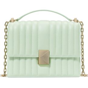 Kate Spade New York Deco جلدية مبطن كتف ، فستاشيو ثلج