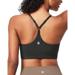 Heathyoga Sports Bras for Women Sports Sports Bra y-Back Low Impact Racerback تجريب صدرية مع وسادات قابلة للإزالة
