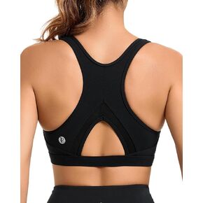 RUNNING GIRL Sports Bras for Women High Support Moulded Cup High Impact Sports Bras Racerback Workout Running Yoga Bra