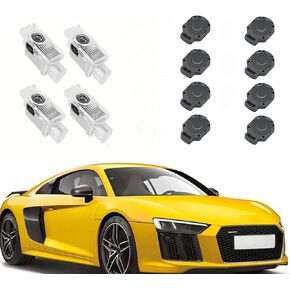 Jazzio LED ABOR Light Light Projector مجاملة LED LED LESER LISER LIGO LIGHO LIGHORISES متوافقة مع A1/A3/A4/A5/A6/Q3/Q5/Q7/A7/A8/R8/TT