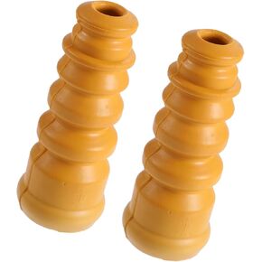 ACROPIX 2pcs 5.7 Inch Rear Suspension Bump Stop Strut Bumper Bump Stop for Volkswagen Jetta 2002-2005 1J0512131 Rubber Orange Car Parts