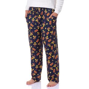 intimo intimo george george men hat yellow sleep reamed remly print pajama pants for adall