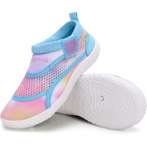 WateLves Kids Water Shoes Toddler Quick Dry Barefoot Shoes Girls Boys Aqua Athletic Sneakers for Beach Hiking Swim Kayak Sport Accessories, Camping Essentials