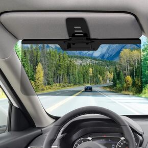 Sun Visor for Car ، موسع Sun Sun Visor للسيارة ، تم ترقيته UV400 Extrape Extender Sun Blocker Anti-Glare للقيادة الآمنة ، حماية الأشعة فوق البنفسجية ، ضوء طائش ، Universal (حزمة واحدة)