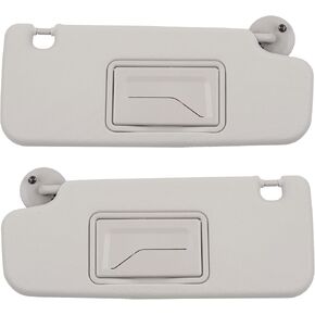 Dasbecan Left Driver & Right Passenger Side Sun Visor Compatible with Chevy Sonic 2012-2020 Spark 2013-2016 Replaces P95327509 P95327507 Sunvisor