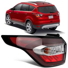 مجموعة مصابيح الذيل مع لمبة إضاءة وتسخير متوافقة مع 2017 2018 2019 Ford Escape Kuga الخلفية المصباح الخلفي مجموعة إشارة OE: GJ5Z13404C (جانب الركاب الأيمن)