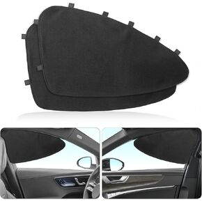 Car Window Shades, Magnetic Car Shades for Front Windows, Car Sun Shade for Side Windows, Front Window Car Visor Extender Sun Blocker for Driver - Small