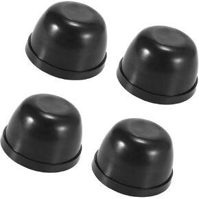 4pcs 83mm سيارة Universal LED LED مصابيح الأمامية غطاء الغبار غطاء مكونات مركبة المطاط