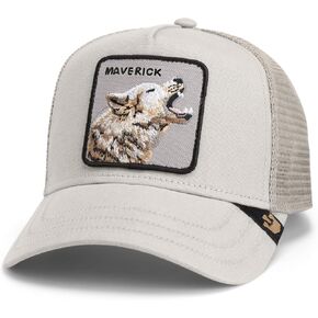 Goorin Bros. Core Duck Canvas Collection Trucker Hat for Men and Women, Grey (Howling in Harmony), One Size