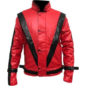 FH Kid's Red and Black Thriller Jacket