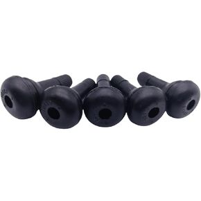 TR415 Tubeless Black Rubber Buckle Valve STEM 5pcs