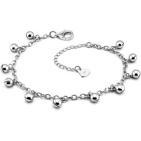 925 sterling Silver Bell Anclet ، Anklet/Sudure-Guphor