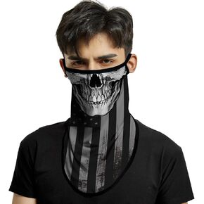 M-young حلقات أذن العنق مقنن الوجه تغطي عصابات للرجال للنساء صيف الأشعة فوق البنفسجية للأشعة فوق الوشاح غطاء القناع الوجه بالاكلافا in Kuwait