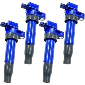 Performance Ignition Coil Packs Set Of 4 Compatible With HYUNDAI Sonata KIA MAGENTIS OPTIMA RONDO 2.4L L4 Replacement For 27301-3C000 UF546 C1544