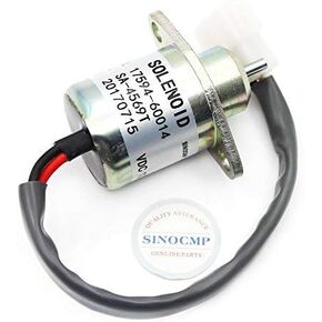 SINOCMP 1503ES-12A5UC5S 17594-60014 SA-4569-T 12V Fuel Flameout Shut Off Solenoid for Kubota Yanmar