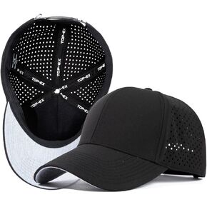 Oversize XL/XXL Snapback Baseball Cap Hydro Performance Cool Hat Water Repellent Golf Boat Beach Workout