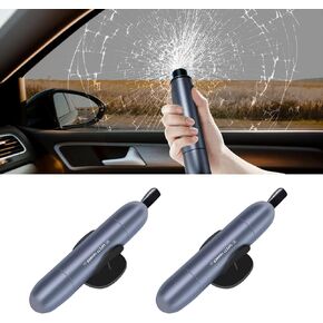 Emergency Car Seatbelt Cutter and Glass Window Breaker,2-in-1 Portable Multifunctional Safety Kit Hammer and Escape Rescue Car Window Punch Breaker Tool with Tempered Glass (2PCS) in Kuwait