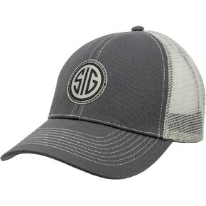 Sig Sauer Unisex Mark Woven Patch Adjustable Breathable Mesh Panels Active Sports Outdoor Range Shooting Hunting Trucker Hat