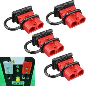 4 PCS Car Power Plug Connector, Flame Retardant PC Charging Plug, Cable Quick Disconnect Connector, Suitable for Most Cars (Multicolored)
