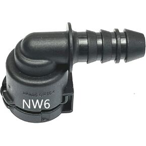محول موصل خرطوم سائل التبريد NW6 ، خط أنابيب الرادياتير المناسب لـ Mercedes-Benz BMW Audi Volkswagen Volvo Buick ، ​​مجموعة إصلاح خرطوم المحرك.