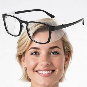 All-in-one Dry Eye Relief & Anti-fog Eye Protection Safety Glasses, Comfort Fit for All-Day Use