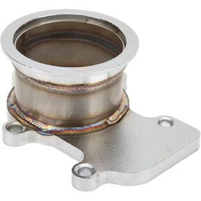 5 Bolts to V Band Turbo Flange Adapter Set,Turbo Charger Flange Conversion, V-Band Turbo Charger Flange with Steel Alloy for Cummins Holset WH1C HX35
