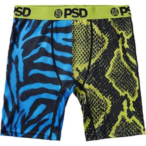 PSD Youth Boy's Animal Print Boxer Briefs - Breathable and Supportive Kids Underwear with Moisture-Wicking Fabric