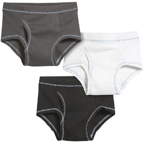 City Threads Made in USA Boys Briefs Underwear in All Cotton - Toddler Underpants