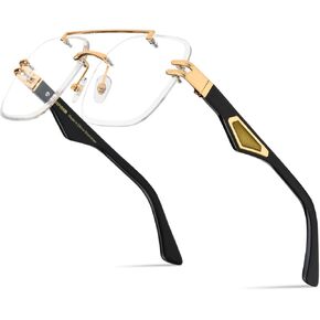 Hepidem حقًا إطار نظارات بوفالو المصنوعة يدويًا ، و Eyeglasses Eyeglasses كبيرة الحجم.