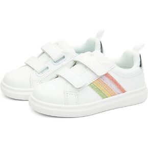 Weestep Girls Slip on Comfort Fashion Sneaker Glitter Shoes for Toddler and Little Kid