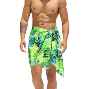 Happy Bay Men Men's Pareo Sarong Bath Swimsuits Wrap