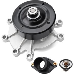 مجموعة ترموستات مضخة المياه متوافقة مع Aspen & Dodge Dakota Durango Nitro Ram 1500 Pickup & Commander Grand Cherokee Liberty & Raider Ram 1500 Dakota 3.7L 4.7L Engine OE AW7163 1204350 68045797AAA