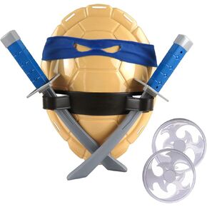 Plastic Turtle Shell for Kids Cosplay Halloween Cartoon Costume Party, Super Hero Cosplay Costume for Kids Birthday Party (Blue)