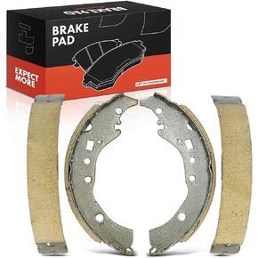A-Premium Rear Ceramic Drum Brake Shoes Set Compatible with Select Toyota & Scion Models - Corolla 2009-2019, Prius C 2012-2019, xD 2008-2014, iQ 2013, 4 Pcs